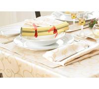 Homespace Direct Ltd Alexis Place Mats, 2 Pack, Cream