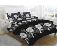Homespace Direct Ltd Chantilly Floral Silhouette Duvet Cover Bedding Set