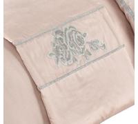 Homespace Direct Ltd Kampala Hill Amara Embroidered Pink Bed Runner 50X200Cm