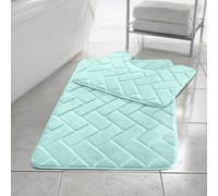 Homespace Direct Ltd Memory Foam Blocks Anti Slip Bath Mat Set 2 Piece