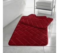 Homespace Direct Ltd Memory Foam Blocks Anti Slip Bath Mat Set 2 Piece