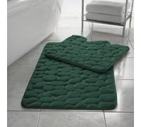 Homespace Direct Ltd Memory Foam Pebbles Bath Mat Set 2 Piece