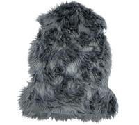 HomeSpace Direct Luxury Faux Rabbit Fur Rug Dark Grey - Dark Grey