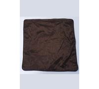 HomeSpace Direct Poly Slub Minimalistic Scatter Cushion Cover in Chocolate | Size: 43 cm x 43 cm HomeSpace Direct Chocolate 43 cm x 43 cm