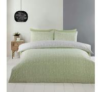 HomeSpace Direct Porthmeor Duvet Cover Set - Green - Single