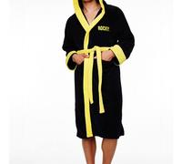HomeSpace Direct Rocky Balboa 'Italian Stallion' Hooded Bathrobe in Black HomeSpace Direct Black One Size
