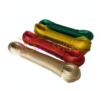 Homespired® 10m 15m 20m 25m and 30m Strong LongLife Steel Core Plastic Cover Washing Clothes Dryer Outdoor Clothes Line Rope - Assorted Colours and Sizes (30M Steel core)