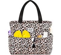 HOMESPON Large Waterproof Beach Bag for Women, Zippered Pool Tote | Sandproof, Multi Pockets，Travel Tote with Zipper for Vacation Gym