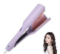 Homessencials Hair Styling Tool with Negative Ionic Technology, Homessencials 3D Curling Iron, French Egg Roll Curling Iron Plywood urling Artifact, Quickly Creating Smooth Waves (Purple)
