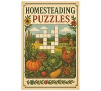 Homestead Crossword Puzzle Farm and Garden Word Search Farm: 55 puzzles, 110 pages, 6x9 paperback book