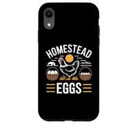 Homestead Eggs Fresh Eggs Daily Farm Living Chicken Case for iPhone XR