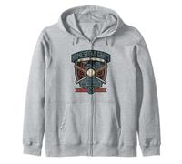 Homestead Grays Vintage Baseball Zip Hoodie