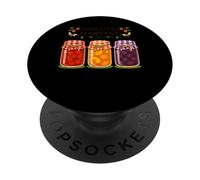 Homestead Harvest Jars Berry Jam Canning Fruit PopSockets Adhesive PopGrip