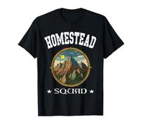 Homestead Squad Off-Grid Living Forest Cabin Nature Lover T-Shirt
