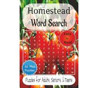 Homestead Word Search Puzzle Book: Homestead Word Search Puzzle Book: Engaging Word Hunts with Large Print | 6x9 inches | Over 50 Puzzles… Great Gift for Travel, Holidays, and Leisure Time