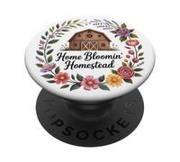 Homesteading Smallholding Home Bloomin Homestead Farming PopSockets Adhesive PopGrip