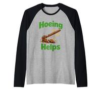 Homesteading Therapy Land is My Therapy Self Sufficient Gift Raglan Baseball Tee
