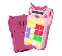 HOMESTEC Handheld Puzzles Games, Brain Teasers, Fun, Challenging & Brainteasing Sensory Fidget Toys, Puzzles for 5 6+ Year Olds Kids, Teens, Adults (Pink)