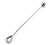 Homestia 2-in-1 Muddler Bar Spoon, 12 Inch Cocktail Mixing Spoon Bar Tool