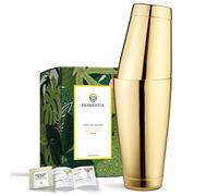 Homestia Gold Boston Shaker Set, 18oz & 28oz 304 Stainless Steel Cocktail Shaker for Bartending, Metal Martini Shaker Bar Shaker Bar Tools For Drink Making