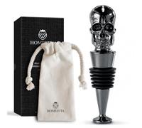 Homestia - Gothic Skull Wine Stopper, Reusable Bottle Stopper, Wine Saver