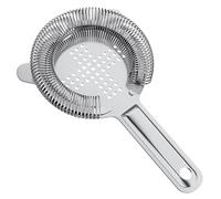 HOMESTIA Hawthorne Strainer: Stainless Steel Cocktail Strainer for Home Bar and Professional Bartenders (Silver)