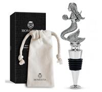 Homestia - Ocean Mermaid Wine Stopper, Reusable Bottle Stopper, Wine Saver
