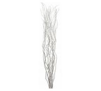 Homestreet Contorted Twisted Willow Twigs Bunch For Floor Standing Vases And Displays 120cm tall in Brown, Black, Silver, Gold or Natural (Silver)
