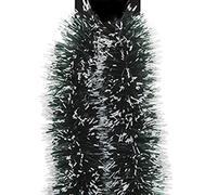 Homestreet Dark Green Snow Tipped Tinsel Thick Fluffy 3 Metre /118 Inches 6ply Tinsel Garland Item Name (aka Title)