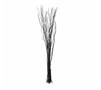 Homestreet Decorative Willow Twig Branch Bunches, 80-85cm, Home Decor Vase Filler, Available in Black, Cream, Brown, Silver, Gold (Black)