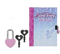 Homestreet Gifts My Very Own Book Of Secrets Lockable Secret Fairy Diary, Fairy Themed Personal Journal For Writing Down Secrets, Thoughts and Wishes