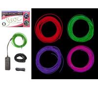 Homestreet Make Your own Neon Sign, Flexible 5 metre Rope Light Battery Powered Choose from 6 Colours (Blue)