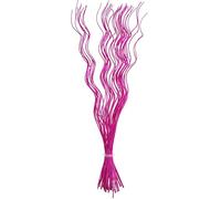 Homestreet Tall Spiral Curly Willow Twigs, Colourful Metallic Natural Dried Dyed Exotic, Ting Home Decor Floral Arrangement Display, 40 Piece Bunch, 120cm Long for Floor Vase (Hot Pink)