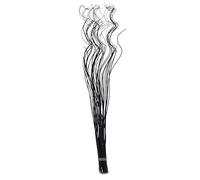 Homestreet Tall Spiral Curly Willow Twigs, Colourful Metallic Natural Dried Dyed Exotic, Ting Home Decor Floral Arrangement Display, 40 Piece Bunch, 120cm Long for Floor Vase (Black)