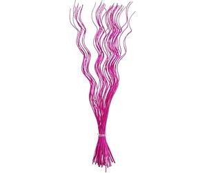 Homestreet Tall Spiral Curly Willow Twigs, Colourful Metallic Natural Dried Dyed Exotic, Ting Home Decor Floral Arrangement Display, 40 Piece Bunch, 120cm Long for Floor Vase (Hot Pink)