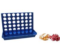 HomestreetUK 4 in a Row Counter Game Connect a Line of 4 Discs First to Win Small Tabletop Game Travel or Indoor Play