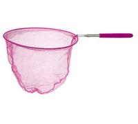 HomestreetUK Extending Fishing Net Children's Telescopic Pond Dipping Beach Rock Pool Long Fishing Net in Pink Or Blue (Pink)