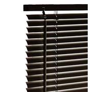 Homestyle Vinyl Slat Mini Venetian Blind Black 75cm x 150cm