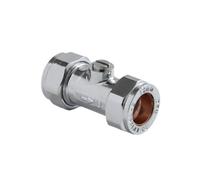 Homestylestore 15mm Chrome Hot Cold Water Isolating Valve