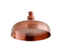 Homestylestore 205mm Brushed Copper Round Rainfall Shower Head