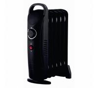 Homestylestore 800W Black Uk Plug Oil Filled Portable Desktop Electric Radiator
