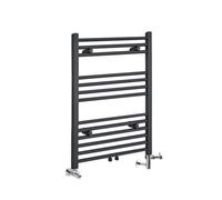 Homestylestore Anthracite Dual Fuel Electric Heated Towel Rail Radiator 803 X 500mm