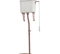 Homestylestore Brushed Copper High Level Cistern Toilet Wc Flush Pipe Kit