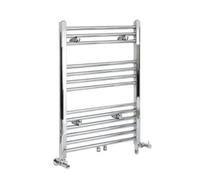 Homestylestore Chrome Dual Fuel Electric Heated Towel Rail Radiator 803 X 500mm