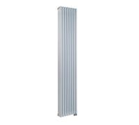 Homestylestore White 1800 X 380mm Cast Iron Style Vertical 3 Column Electric Radiator Touchscreen Wifi Thermostat Cable Cover