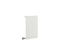 Homestylestore White Single Flat Panel Electric Horizontal Designer Radiator And Cable Cover 635mm X 420mm