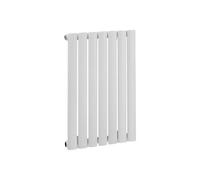Homestylestore White Single Oval Panel Wifi Electric Horizontal Designer Radiator And Cable Cover 635 X 413mm