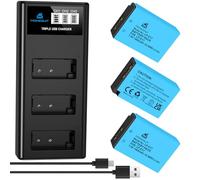 Homesuit LP-E17 Replacement Batteries 1400mAh and USB Charger Compatible with Canon EOS R8 R10 R100 RP Rebel SL3 SL2 T8i T7i T6i T6s EOS M3 M5 M6 200D 250D 77D 750D 760D 800D 8000D (3-Pack)