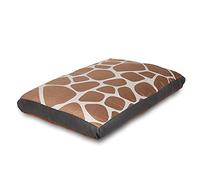 Hometex Luxury Dog Bed Box Pillow, Washable Cover - Giraffe (Medium)