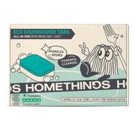 Homethings, 40 Eco-Friendly Dishwasher Tablets, Eco 3-in-1 Dishwasher Tabs, Highly Effective Cleaning, No Toxic Chemicals, Vegan & Cruelty-Free, No Animal Testing, Made in EU